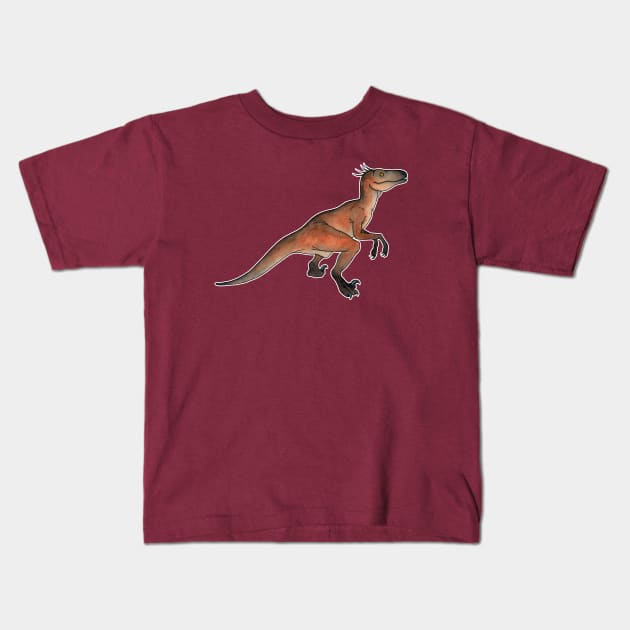 Velociraptor Kids T-Shirt by Savousepate